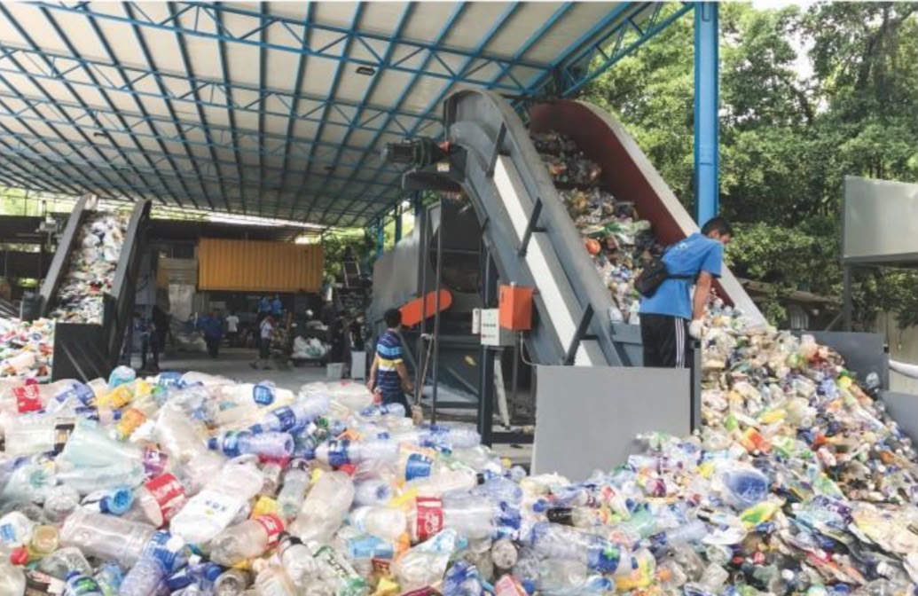Recycling production line